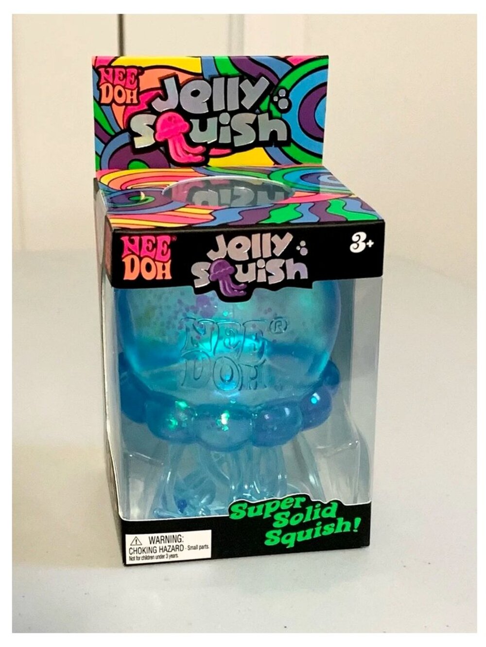 NEEDOH Jelly Squish Jellyfish NEE DOH BLUE Jelly Fish NEW